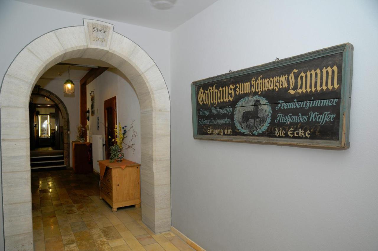 Schwarzes Lamm Hotel Ротенбург об дер Таубер Екстериор снимка